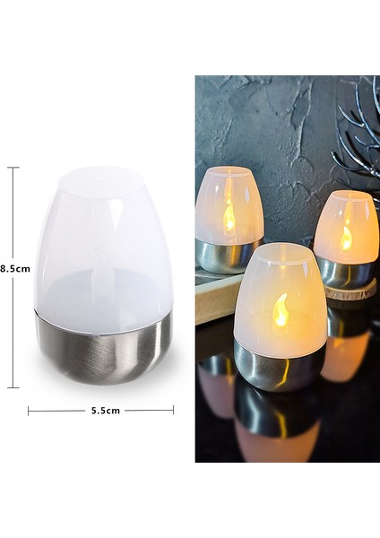 Güneş Mum Dekoratif Atmosfer Açık Gece Lambası (Yurt Dışından)