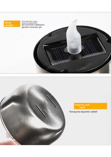 Güneş Mum Dekoratif Atmosfer Açık Gece Lambası (Yurt Dışından) fiyatları