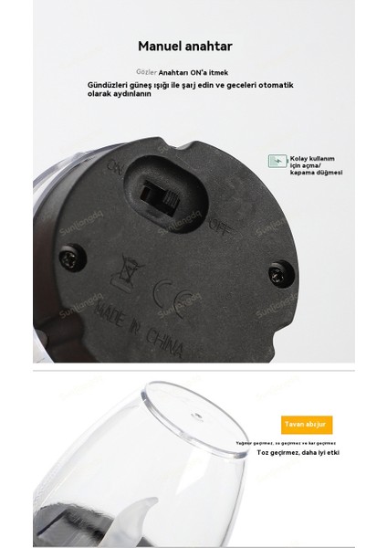 Güneş Mum Dekoratif Atmosfer Açık Gece Lambası (Yurt Dışından) modelleri