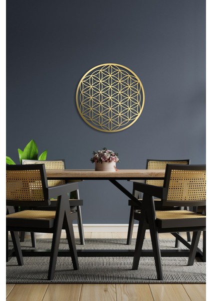 Flower Of Life Metal Duvar Tablosu fiyatları