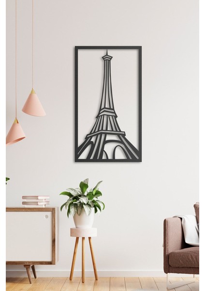 Eiffel Metal Duvar Dekoru