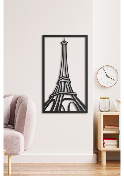 Eiffel Metal Duvar Dekoru