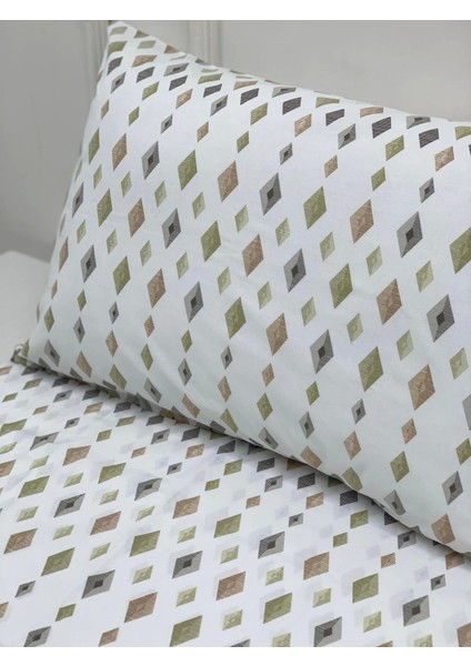 Nivemeshome Dörtgen Model Desenli 2 Li Yastık Kılıfı Kapaklı 50 x 70