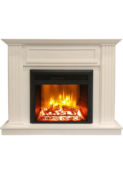 Dlc Nordıca Beyaz 1800 Watt Elektrikli Şömine EF23