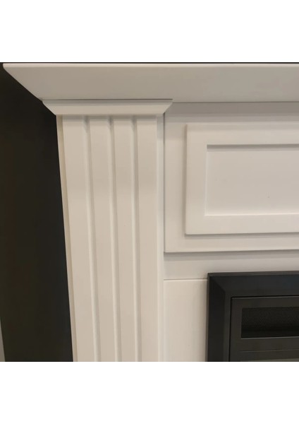 Dlc Nordıca Beyaz 1800 Watt Elektrikli Şömine EF23
