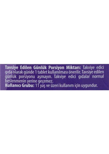 Magnezyum + Vitamin B6 + D3 - 30 Tablet