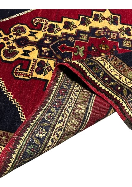 El Dokuma Antika Amarat Halısı 100 x 160 Kök Boya Yün Halı fırsatları