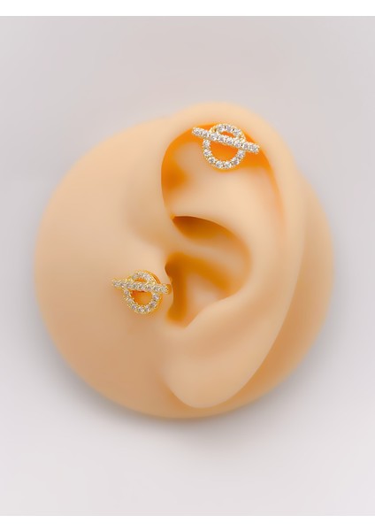 Cerrahi Çelik Piercing Marka Model Kıkırdak Helix Tragus Piercing (1 Adet)