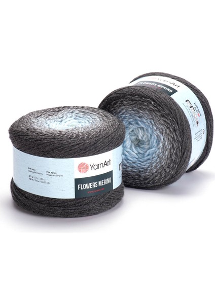 Flowers Merıno Örgü İpi - 550 - 2’li Paket