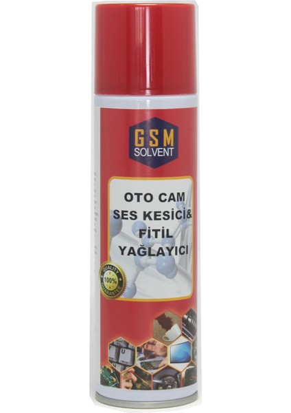 Oto Cam Ses Kesici & Fitil Yağlayıcı 200 ml