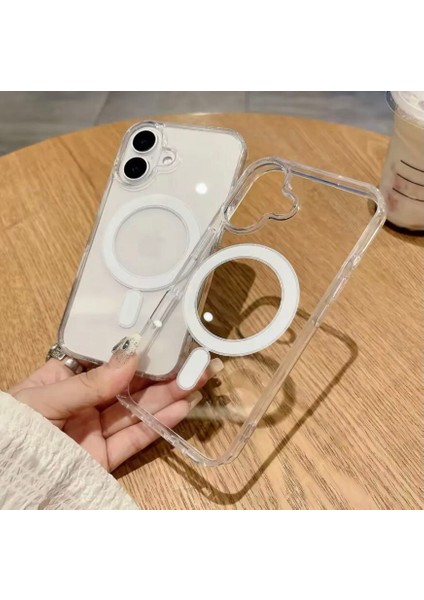 Iphone 16 Uyumlu Şeffaf Magsafe Kılıf