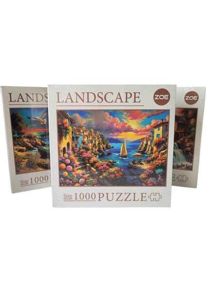 Landscape Zoe 1000 Parçalı Puzzle (DENİZFENERİ)68*48CM