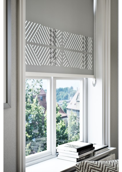 Lazer Kesim Mat Stor Perde, Lazer Kesimli Klasik Serisi, C-2005 Gri Renk fiyatları