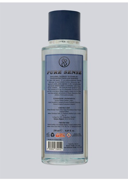 Blue Erkek Vücut Spreyi- 250 ml