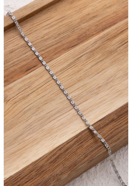 Çelik Ince Ataç Model Zincir Halhal Minimal Zincir Salyangoz Kararmaz 2mm 22+4cm modelleri