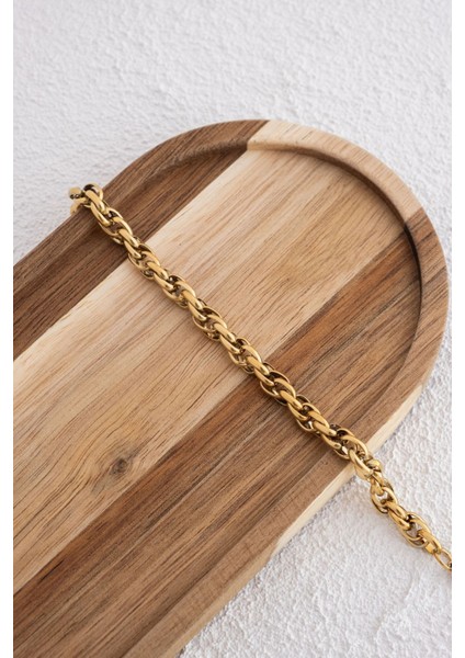 Çelik Büyük Burgu Zincir Halhal Günlük Kullanıma Uygun Büyük Iç Içe Geçmeli Halhal 5mm 22CM+3CM fiyatları