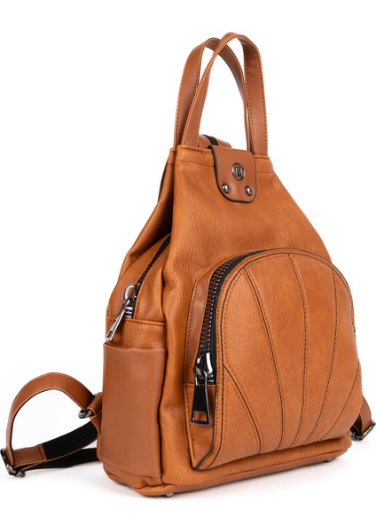 Çanta Kadın Sırt Çantası Model MV059 Taba