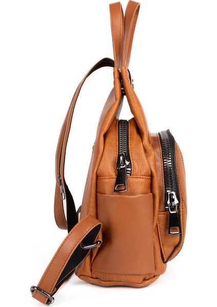 Çanta Kadın Sırt Çantası Model MV059 Taba modelleri