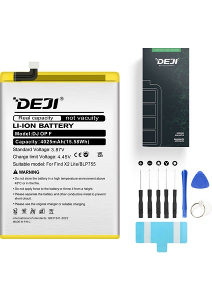 Oppo Find X2 Lite (5g) / Oppo Reno 3 Pro (5G) / Find X2 Neo Uyumlu Mucize Batarya BLP755