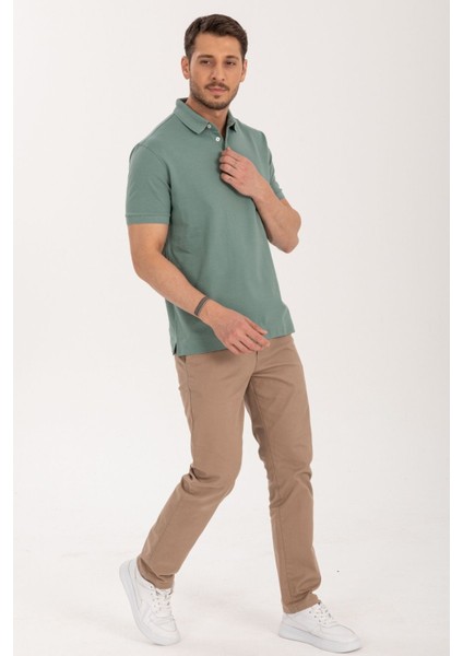 Mint Polo Yaka Regular Fit T-Shirt fiyatları