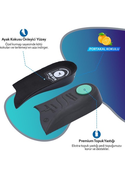 Lengthening Technology 3 cm Extender Siyah Boy Uzatıcı Tabanlık Gizli Topuk Yükselten fiyatları