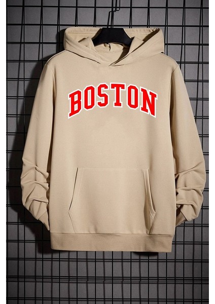 Only Trendwear Unisex Boston Baskılı Sweatshirt