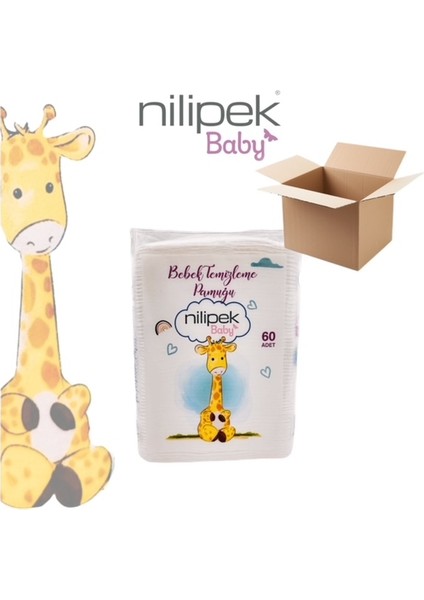 Nilipekbaby Bebek Temizleme Pamuğu