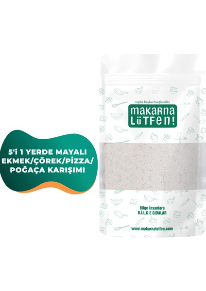 5'i 1 Yerde Mayalı Ekmek/Çörek/Pizza/Poğaça Karışımı (485 g)