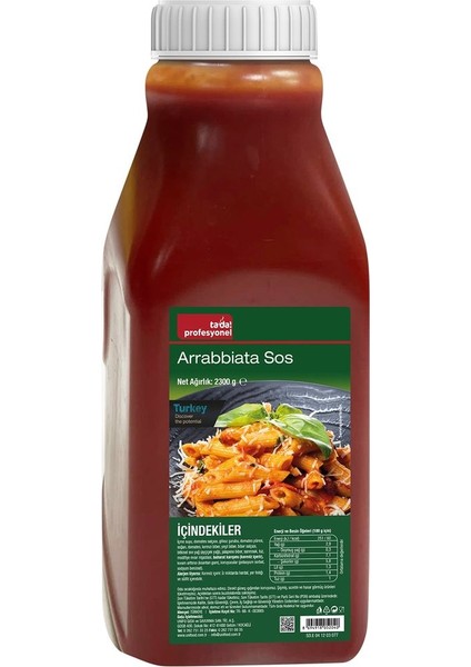 Profesyonel Arrabbiata Sos 2,1 Lt