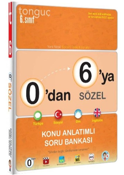 0'dan 6'ya Sözel Konu Anlatımlı Soru Bankası