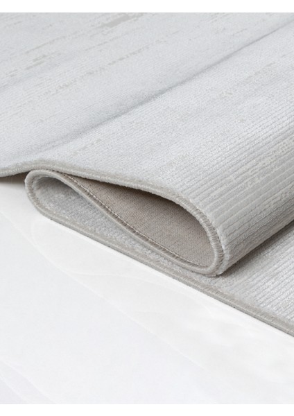 Nadide Toz Vermez Tüy Vermez Saçaksız Dokuma Halı Krem Yolluk