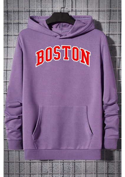 Only Trendwear Unisex Boston Baskılı Sweatshirt