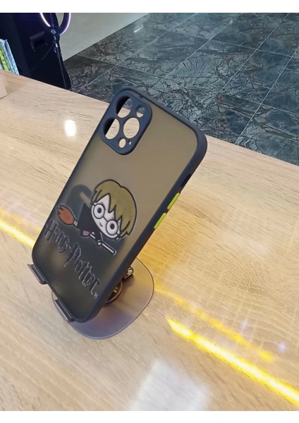 Apple iPhone 14 Pro Max Uyumlu Kamera Korumalı Harry Potter Kılıf Tuşları Renkli Hux Kapak modelleri