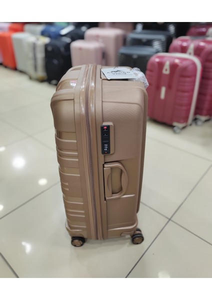 Accord Pp Kırılmaz Slikon 3'lü Set Valiz