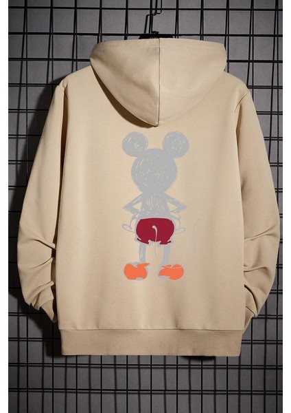 Only Trendwear Unisex Mause Sırt Baskılı Sweatshirt fiyatları