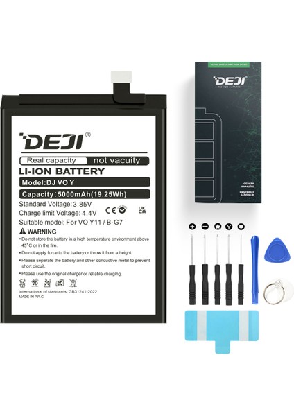 Vivo Y11 Uyumlu Mucize Batarya B-G7