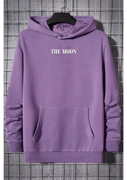 Unisex The Moon Baskılı Sweatshirt