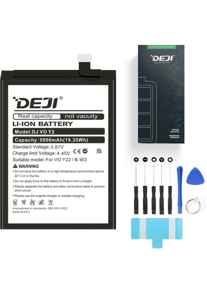 Vivo Y22 Uyumlu Mucize Batarya B-W3