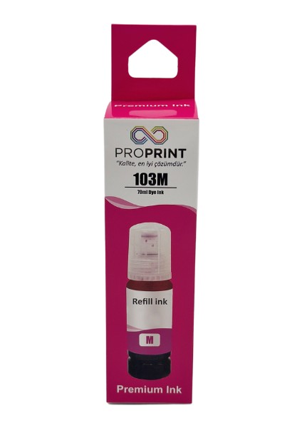Epson L3252 Kırmızı Muadil Mürekkep 103 - 70 ml