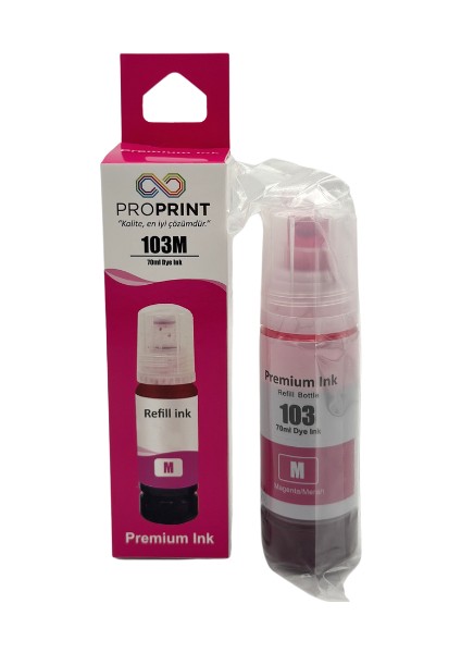 Epson L3252 Kırmızı Muadil Mürekkep 103 - 70 ml
