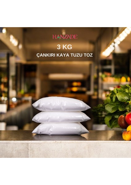 Çankırı Kaya Doğal Öğütülmüş Kaya Tuzu 3 kg fiyatları