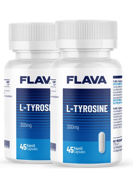L- TYROSİNE - 45 Kapsül x 2 Adet