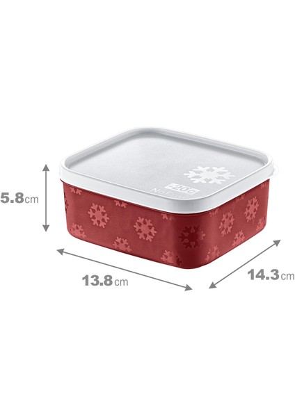 2'li Set No Frost Saklama Kabı Carmen 700 ml