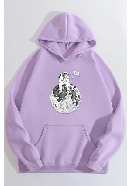 Only Trendwear Unisex Astronot Baskılı Sweatshirt