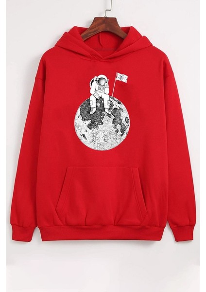 Only Trendwear Unisex Astronot Baskılı Sweatshirt