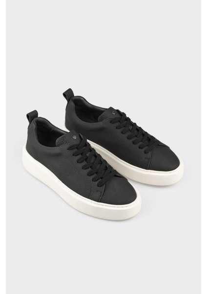 Siyah Deri Erkek Spor Ayakkabı fiyatları