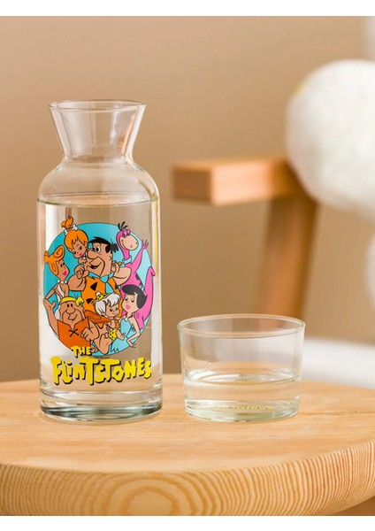 Lc Waikiki Taş Devri Baskılı Cam Sürahi 700 ml