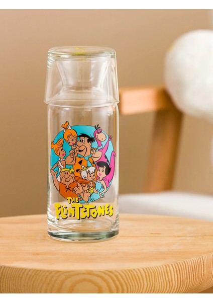 Lc Waikiki Taş Devri Baskılı Cam Sürahi 700 ml