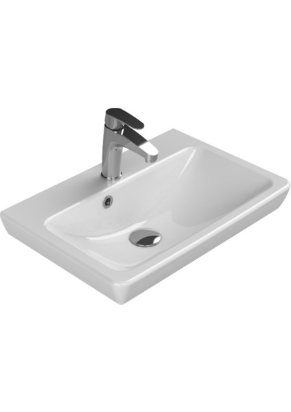 Cerastyle Turkuaz Porto Etajerli Lavabo 55 cm (Derınlık 38 Cm) fiyatları