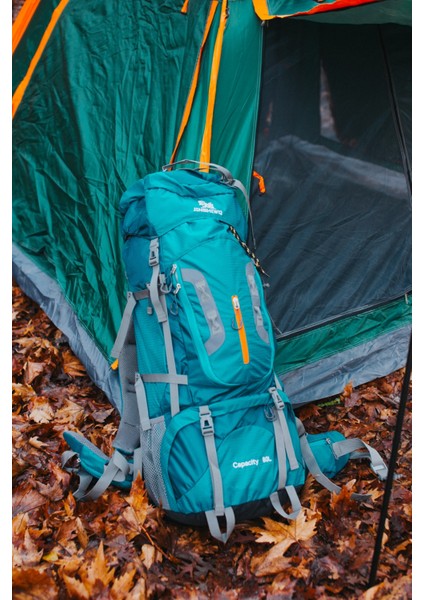 Kuara Ultra Dayanıklı Su Geçirmez Trekking Çantası – Ergonomik Tasarım, Molle Sistemi, 80L Kapasite